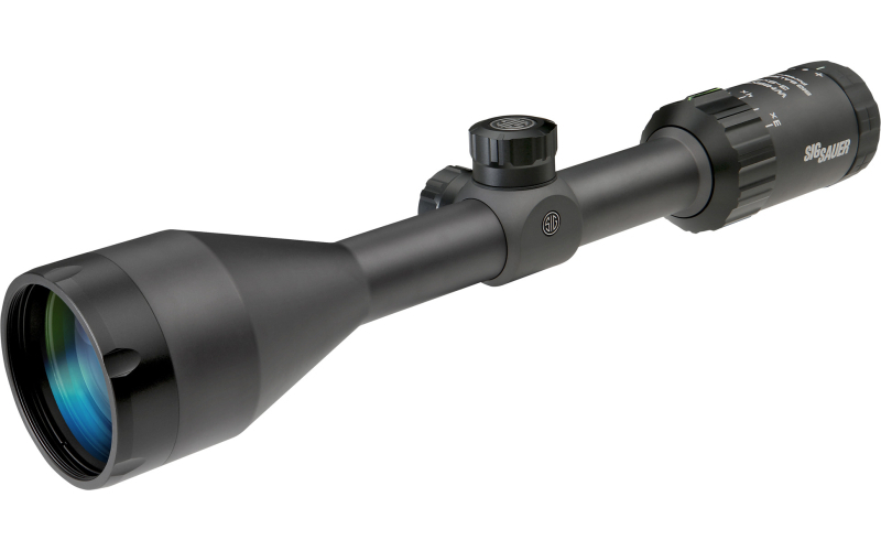 Sig Sauer WHISKEY3 Rifle Scope, 3-9X50mm, BDC-1 Quadplex Reticle, 1" Main Tube, 0.25 MOA, Black SOW33203