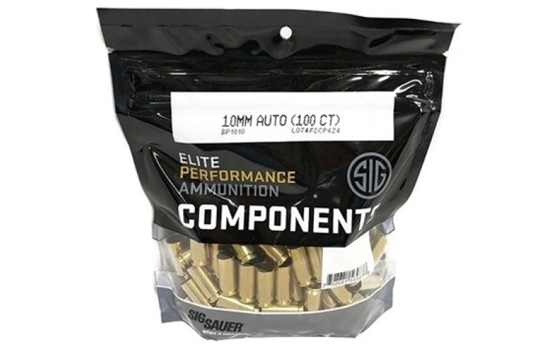 Sig Sauer 10mm auto brass 100/bag