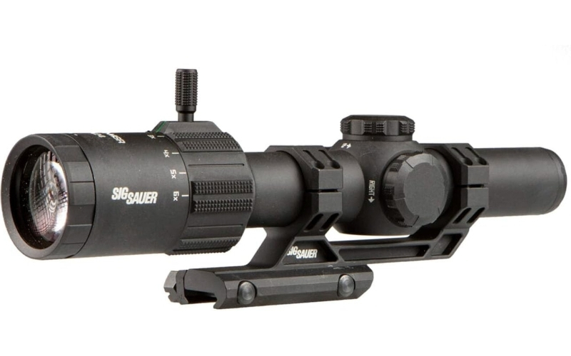 Sig Sauer 1-6x24mm ffp illuminated bdc 6 reticle w/1.535 mount black
