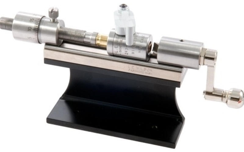 Sinclair International Stainless case trimmer kit with micrometer & stand