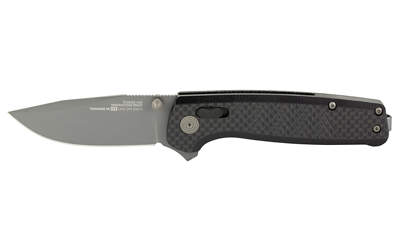 SOG Knives & Tools Terminus XR LTE, Folding Knife, 2.95" Straight Clip Point, Black G10 and Carbon Fiber Frame, CPM S35VN Steel, Titanium Nitride Finish, Graphite SOG-TM1032-BX