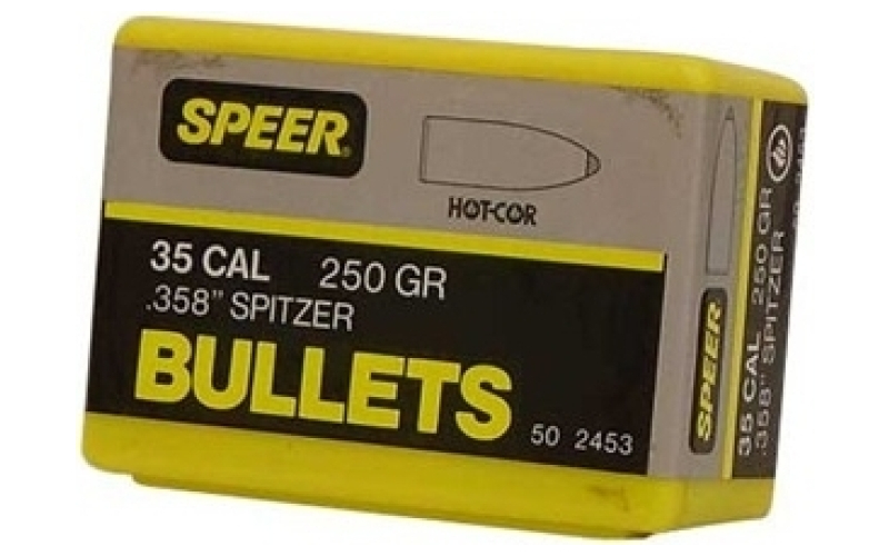 Speer Ammunition 35 caliber (0.358'') 250gr spitzer 50/box
