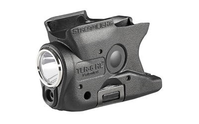 Streamlight TLR-6 HL, Tac Light with Red Laser, For S&W Shield 9/40, 300 Lumens, Matte Finish, Black, Includes Three SLB2 Batteries with USB-C Charging Case 69342
