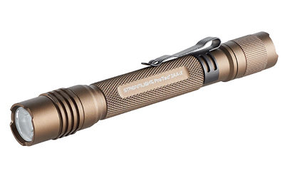 Streamlight ProTac 2AA-X USB, 550 Lumens, 2.25 Hour Runtime, Multi-Fuel, Coyote, Includes USB-C Rechargeable Battery Pack, USB Charging Cord, Nylon Holster 88137