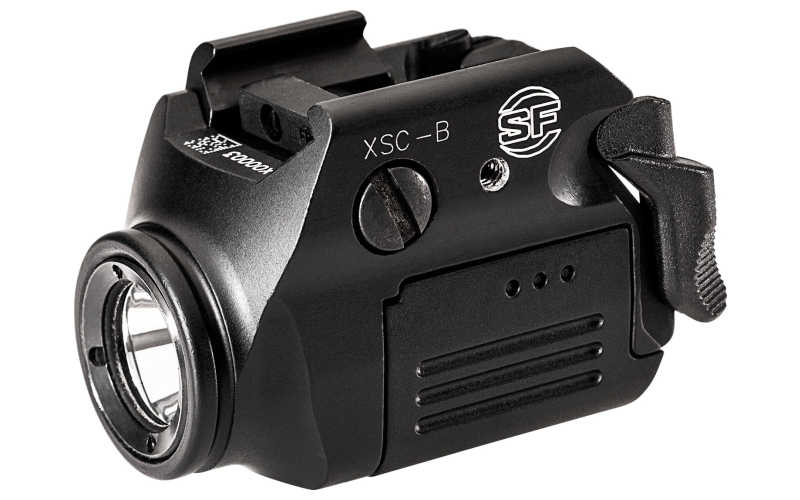 Surefire XSC-B, Rechargeable Weaponlight, Fits Most Pistol and Picatinny Rails, 350 Lumens, Matte Finish, Black, Includes Charging Cradle and Multiple Crossmember Adapters XSC-B
