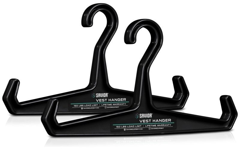 Savior Equipment Vest hanger heavy duty black
