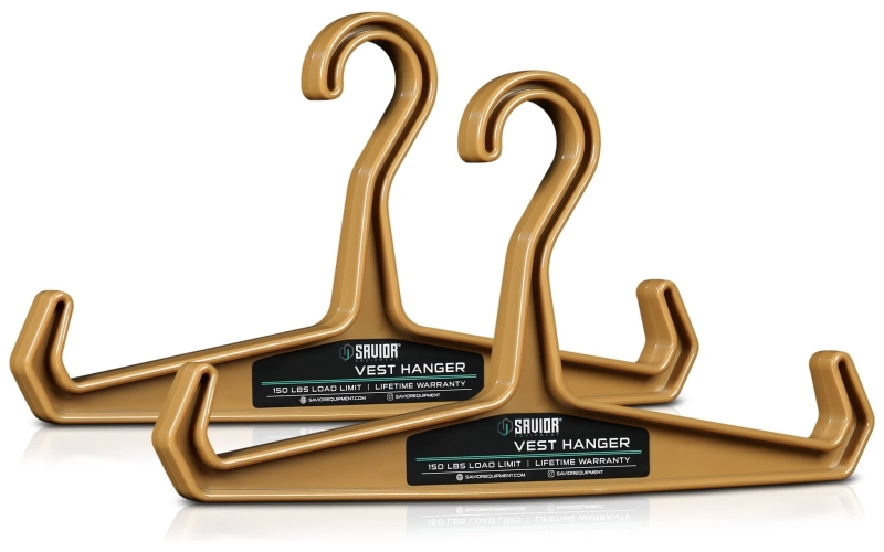 Savior Equipment Vest hanger heavy duty tan