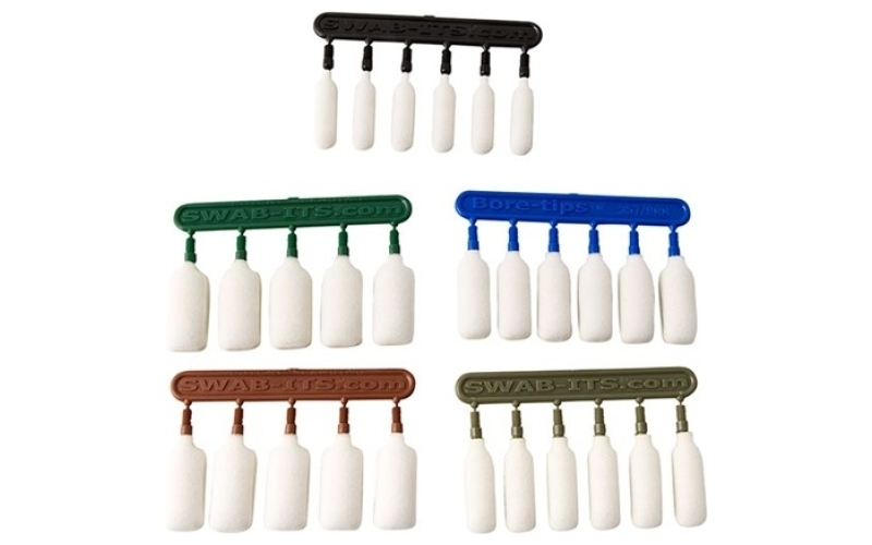 Swab-Its Bore tips multi-pack, .22, .30, 9mm, .40 s&w, 45 acp