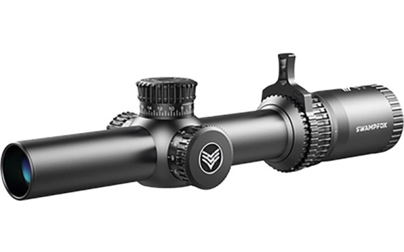 Swampfox Optics Tomahawk lpvo 1-4x24mm sfp illum. guerrilla dot bdc black