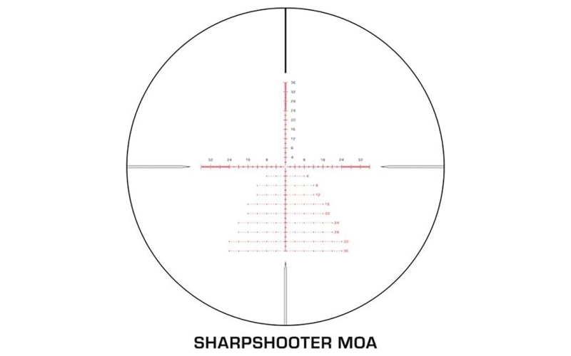 Swampfox Optics Kentucky long precision 2-12x44 ffp ill sharpshooter moa blk