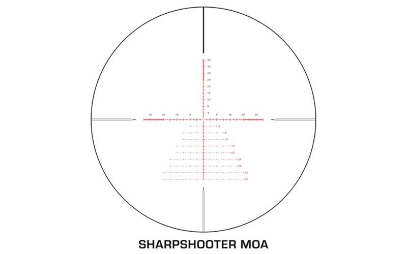 Swampfox Optics Kentucky long precision 3-18x50 ffp ill sharpshooter moa blk