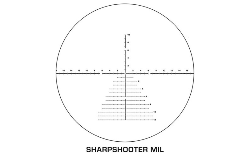 Swampfox Optics Patriot precision 6-24x50mm ffp sharpshooter mil black