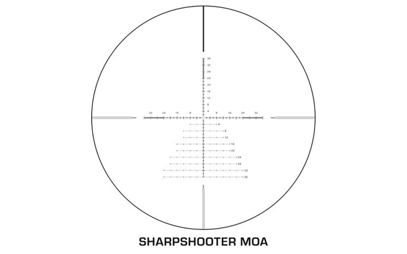 Swampfox Optics Patriot precision 6-24x50mm ffp sharpshooter moa black