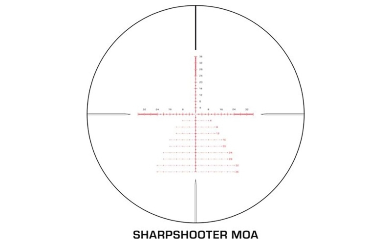 Swampfox Optics 2-10x44mm ffp illuminated ir moa reticle black