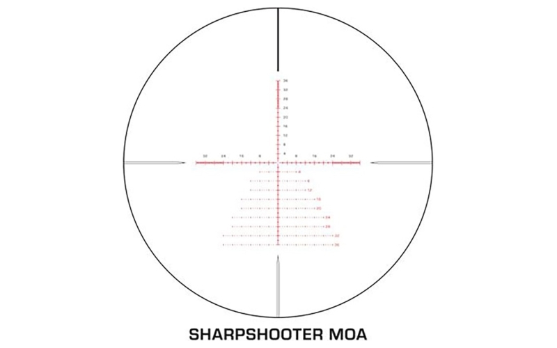 Swampfox Optics 4-20x50mm ffp illuminated ir moa reticle black