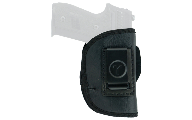 Tagua The Weightless 4 in 1, IWB/OWB, Multifit Holster, Fits Most Double Stacked Semi-Automatic Pistols, Right Hand, Eco Leather Construction, Black TWHS-H4-520