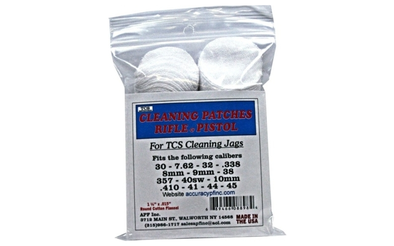 Tcs Tcs cleaning patches 30 caliber - 45 caliber