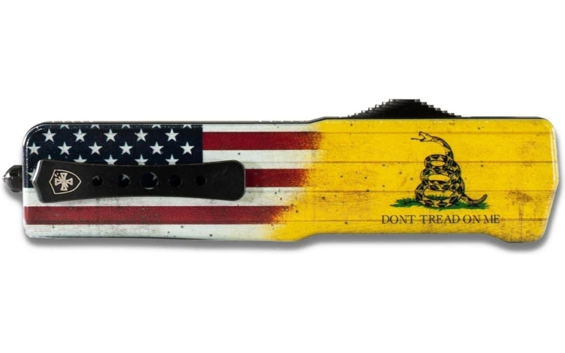 Templar knives large zinc don't tread on me drop
