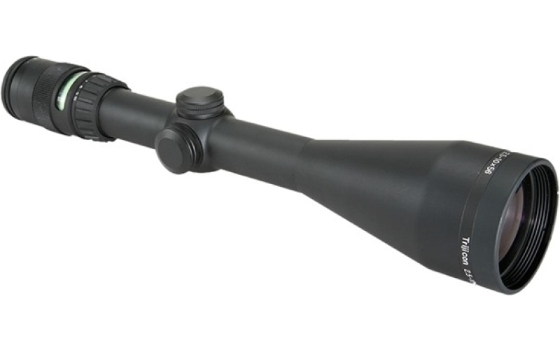Trijicon 2.5-10x56mm sfp green mil-dot crosshair reticle mt blk