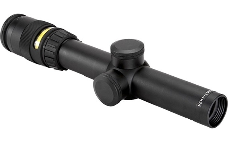 Trijicon 1-4x24mm sfp illum german #4 crosshair w/amber dot ret blk