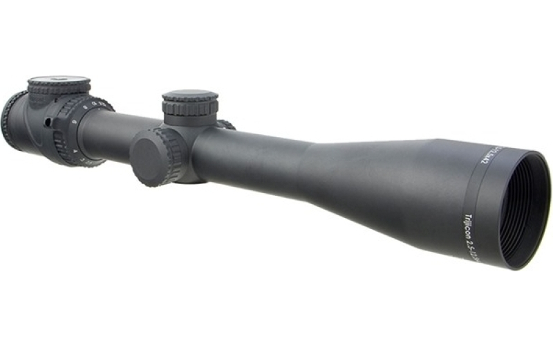 Trijicon 2.5-12.5x42mm sfp illum red triangle post reticle black