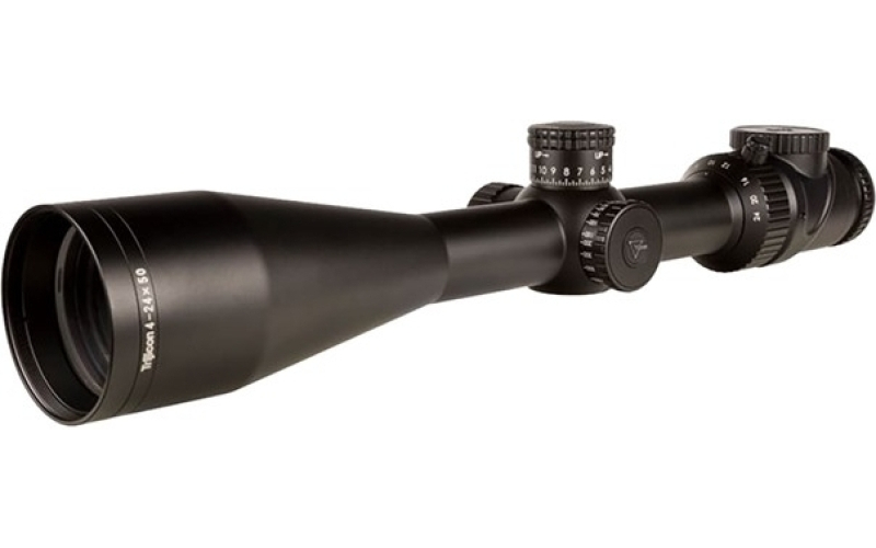 Trijicon Accupoint 4-24x50mm sfp illuminated red triangle post black