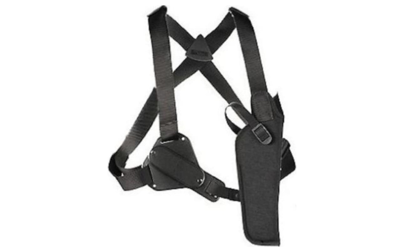 Uncle Mike's Vertical Shoulder Holster, Size 1, Fits Medium Auto With 4" Barrel, Right Hand, Black 83011