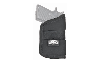 Uncle Mike's Inside Pocket Holster, Size 2, Fits Most 380, Ambidextrous, Black 87442