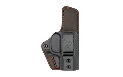 Versacarry Compound Custom Holster, Inside Waistband Holster, Right Hand, Fits Sig P365 Macro, Distressed Leather and Polymer, Brown 1CC26-21P365M