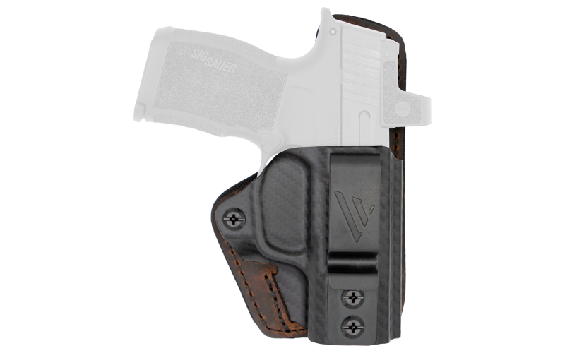 Versacarry Comfort Flex Custom, Inside Waistband Holster, Right Hand, Fits Springfield Hellcat Pro, Distressed Leather, Brown CFC211HCTP