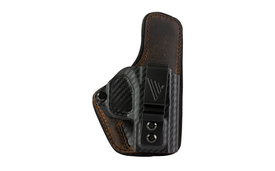 Versacarry Comfort Flex Custom, Inside Waistband Holster, Fits Springfield Hellcat, Leather and Kydex, Distressed Brown, Right Hand CFC211HCT