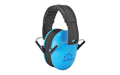Walker's Passive Compact Ear Muffs, Blue, Will Not Fit Adults - Ideal For Smaller Heads GWP-FKDM-BL