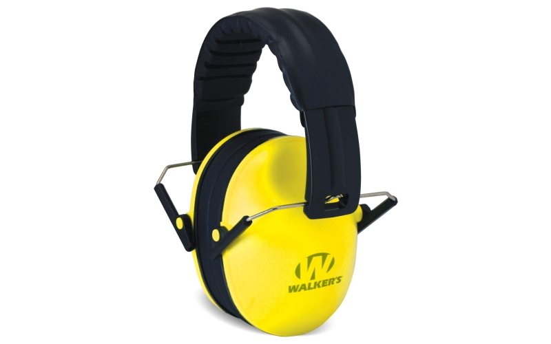 Walker's Passive, Compact Hearing Protection, Earmuff, Yellow GWP-FKDM-YL