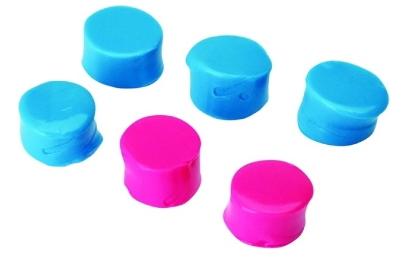 Walker's Silicone ear plugs pink & teal