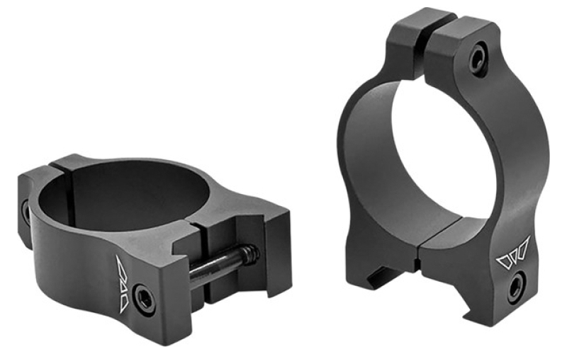 Warne Scope Mounts 30mm low matte black rings