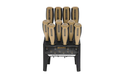 Wheeler Metric Hex Bench Driver Set, 10 Piece, Black 4005281
