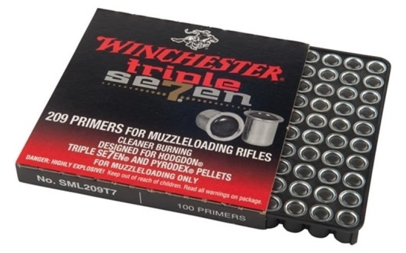 Winchester Ammunition Triple 7 #209 muzzle loading primers 100/box