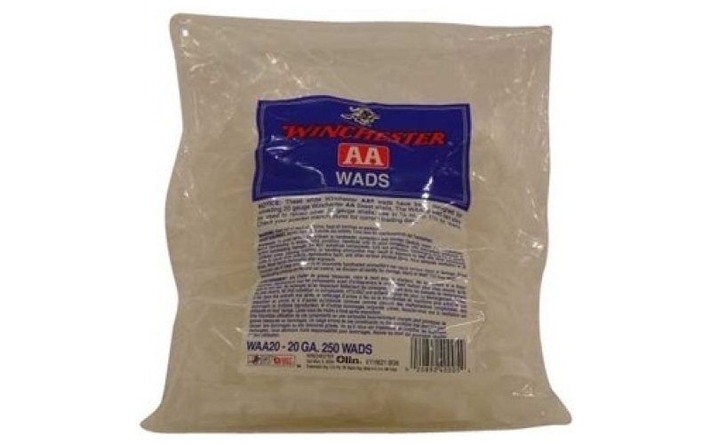Winchester Ammunition Winchester wad 20ga white 7/8 to 1-1/4oz