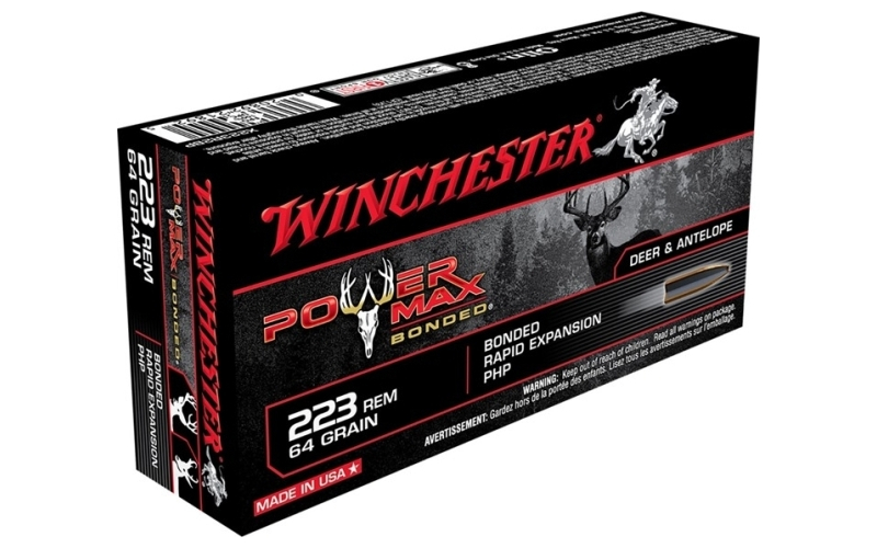 Winchester Ammunition 223 remington 64gr protected hollow point 20/box