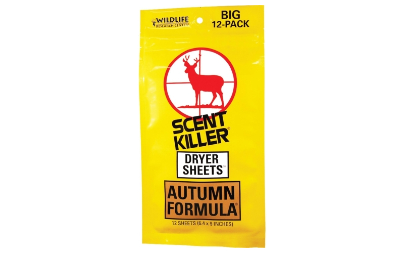 Scent killer dryer sheets autumn